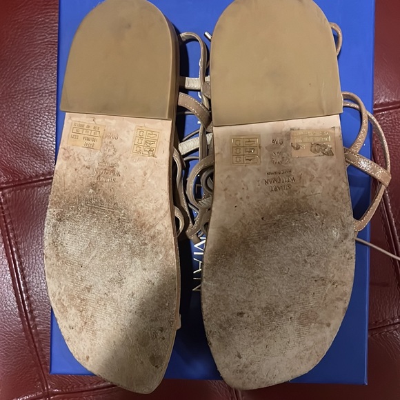 Stuart Weitzman Kora lace-up sandals sz 9.5 - Picture 4 of 6